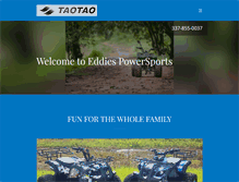 Tablet Screenshot of eddiespowersports.com